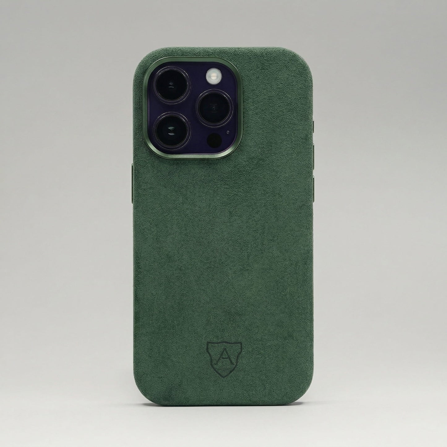 IPhone 16 - Alcantara Case - Green - Asalusweden